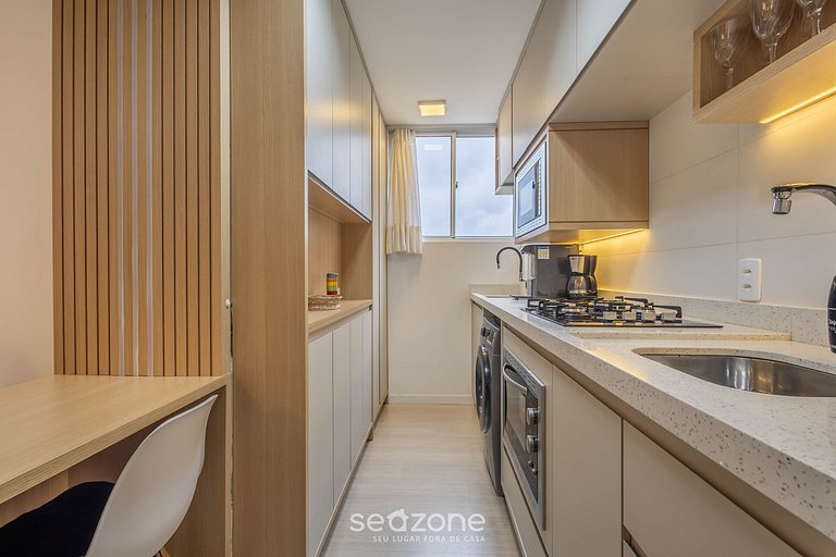 Apto c/ parrilla y balcón a 400 m del Mar LEAA0506