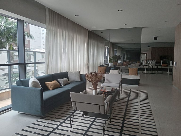 Studio en Perdizes con AC y Smart TV CHM0206