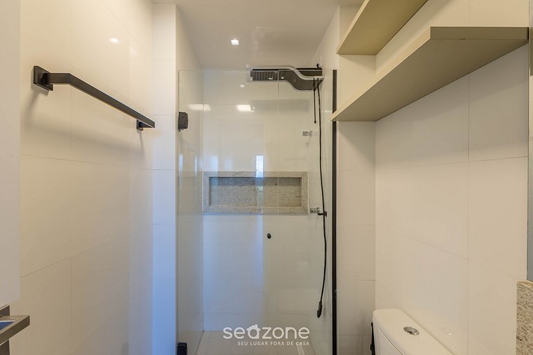 Apto Vista Mar Lateral em Frente a Praia BDT0608