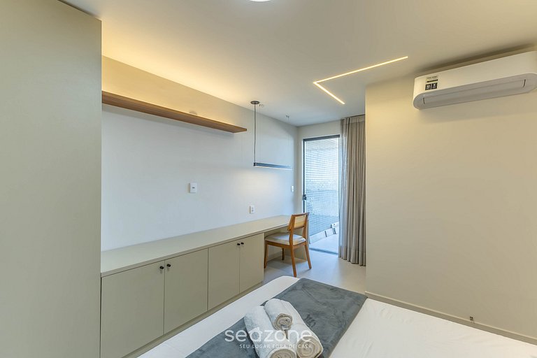 Apto Vista Mar Lateral em Frente a Praia BDT0608