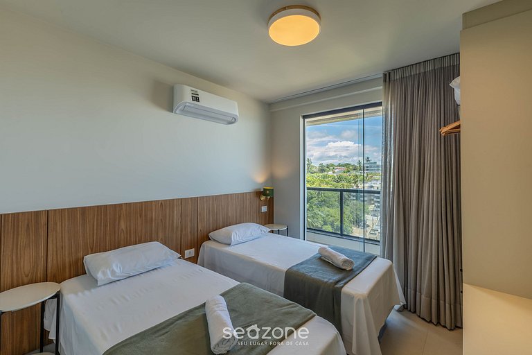 Apto Vista Mar Lateral em Frente a Praia BDT0608