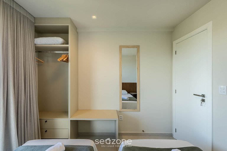 Apto Vista Mar Lateral em Frente a Praia BDT0608