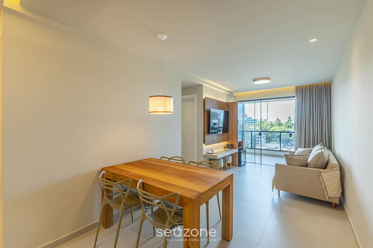 Apto Vista Mar Lateral em Frente a Praia BDT0608