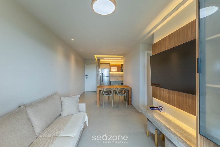 Apto Vista Mar Lateral em Frente a Praia BDT0608