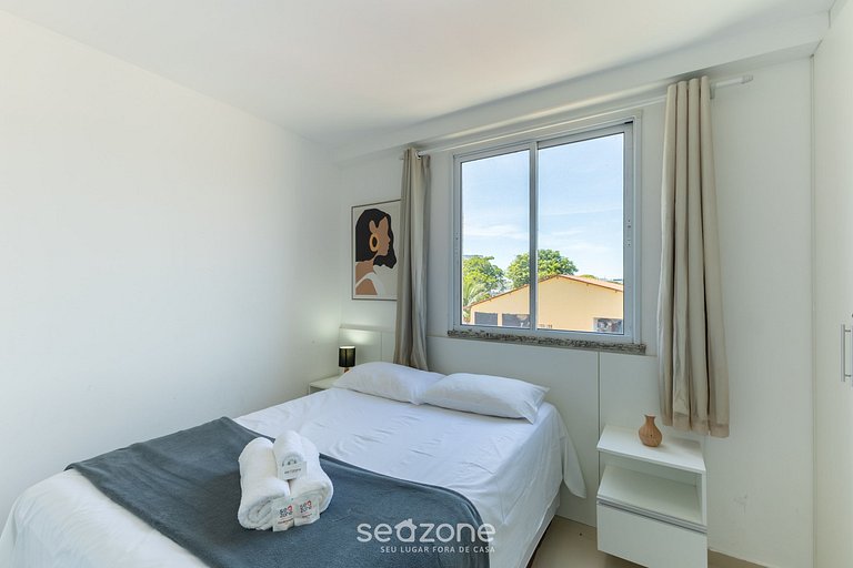 Apto c/ balcón cerca de la playa en Ilhéus RPD0301