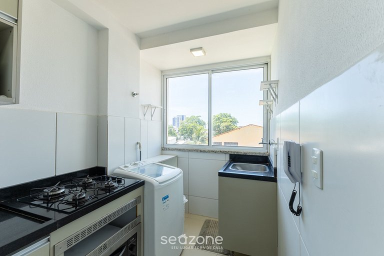 Apto c/ balcón cerca de la playa en Ilhéus RPD0301