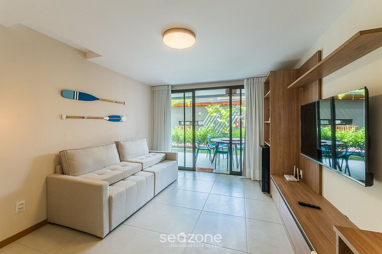 Apto en Cond. c/ Piscina 350 m de la Playa PLL0004