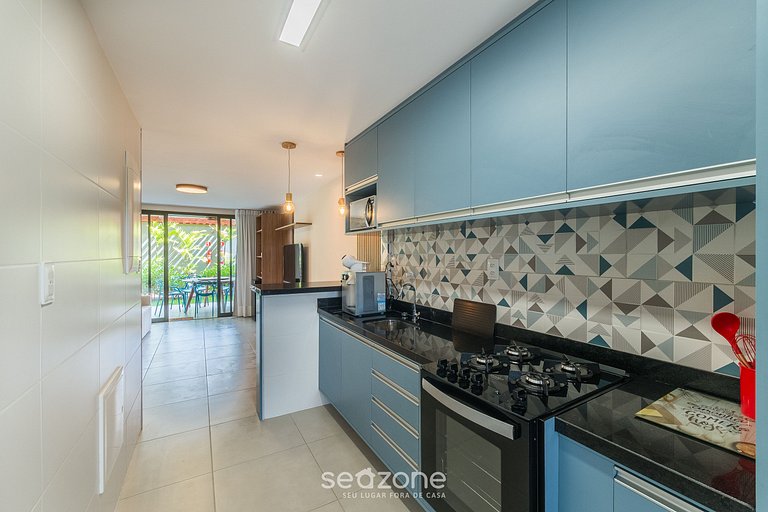 Apto en Cond. c/ Piscina 350 m de la Playa PLL0004