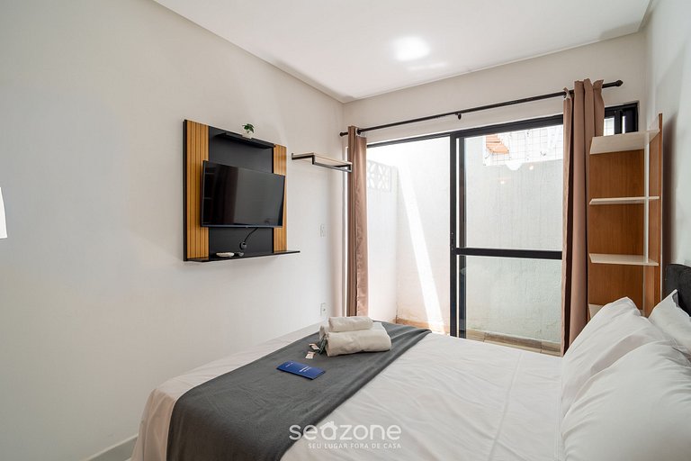 Estudio a solo 220 m de la playa de Bessa RSK0102