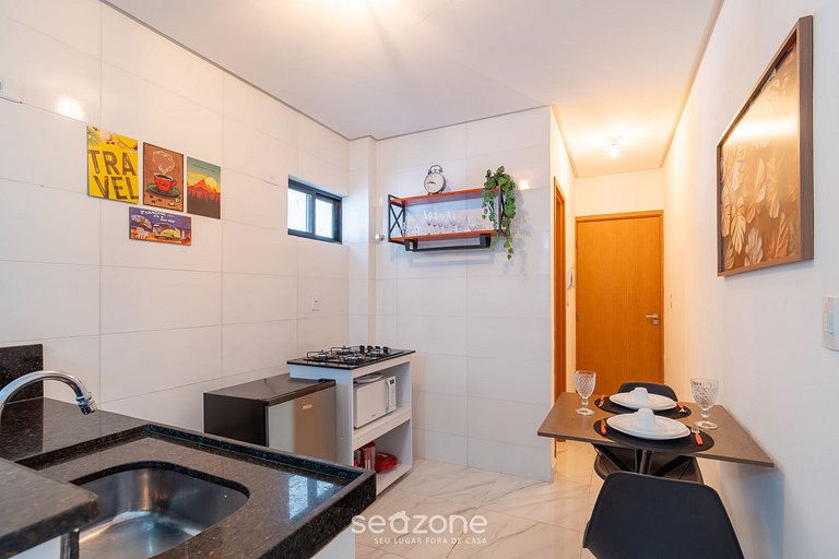 Estudio a solo 220 m de la playa de Bessa RSK0102