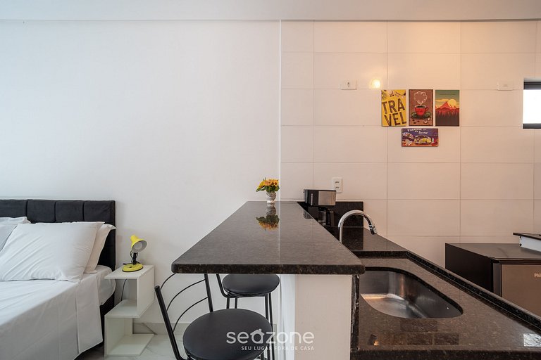 Estúdio a apenas 220 m da Praia do Bessa RSK0102