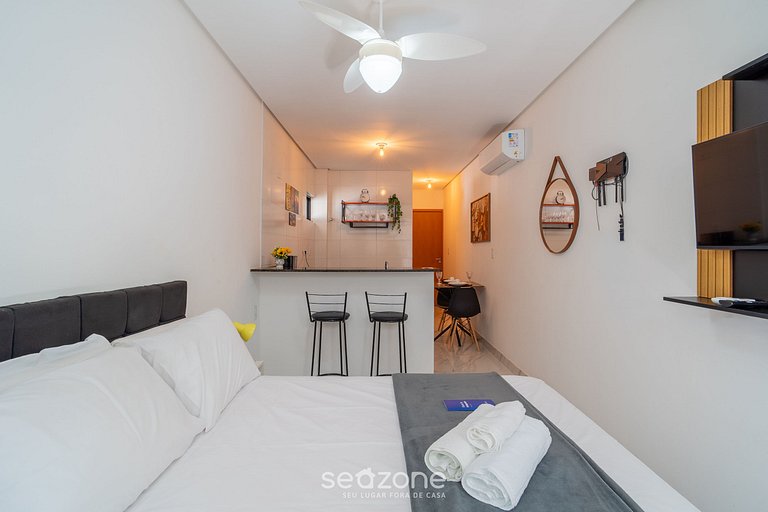 Estudio a solo 220 m de la playa de Bessa RSK0102