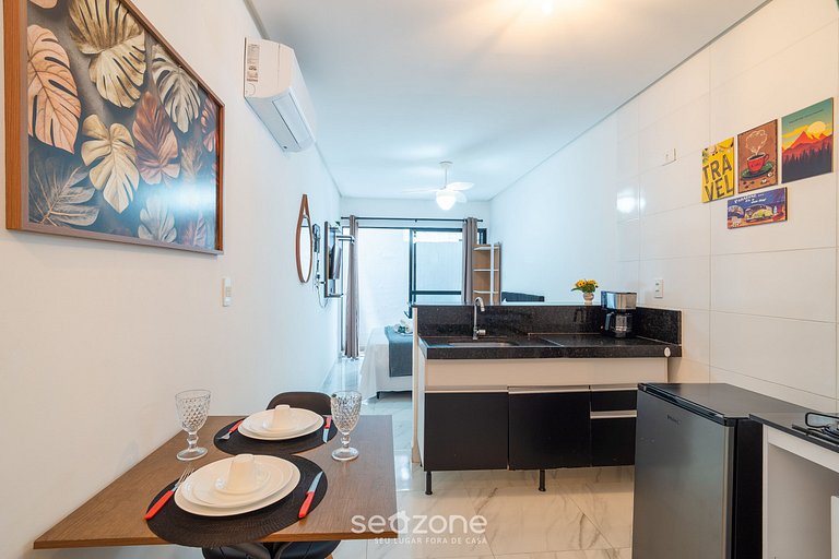 Estúdio a apenas 220 m da Praia do Bessa RSK0102