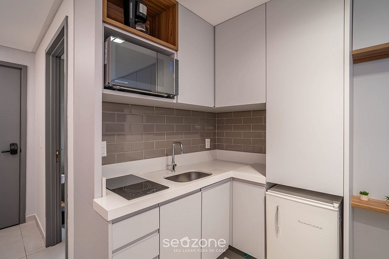 Studio em Condomínio Beira-Mar c/Piscina|BRE0116