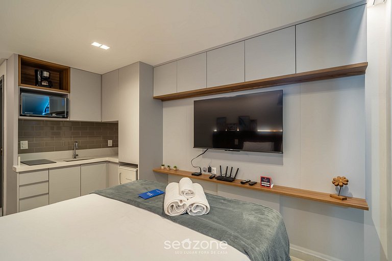 Studio en Condominio Frente Mar c/Piscina|BRE0116