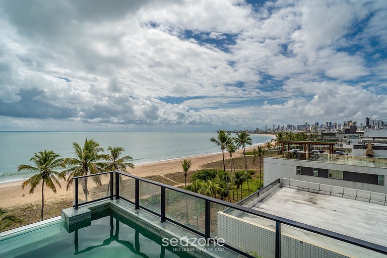 Confort en Condominio Frente Mar c/Piscina|BRE0116