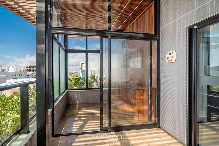Confort en Condominio Frente Mar c/Piscina|BRE0116