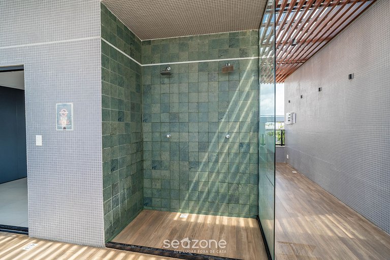 Studio em Condomínio Beira-Mar c/Piscina|BRE0116