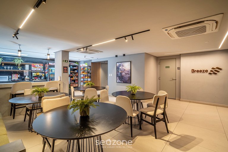 Studio em Condomínio Beira-Mar c/Piscina|BRE0116