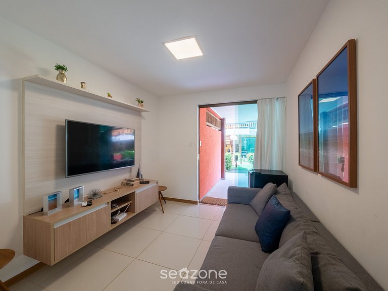 Apt, cond. Beira-mar c/ Piscina Itacimirim RSV0004