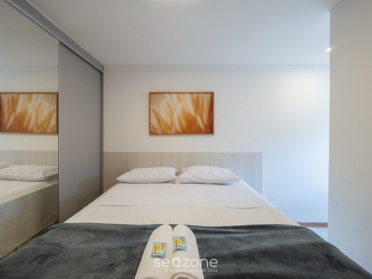 Apt, cond. Beira-mar c/ Piscina Itacimirim RSV0004