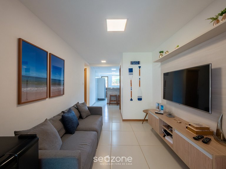 Apt, cond. Beira-mar c/ Piscina Itacimirim RSV0004