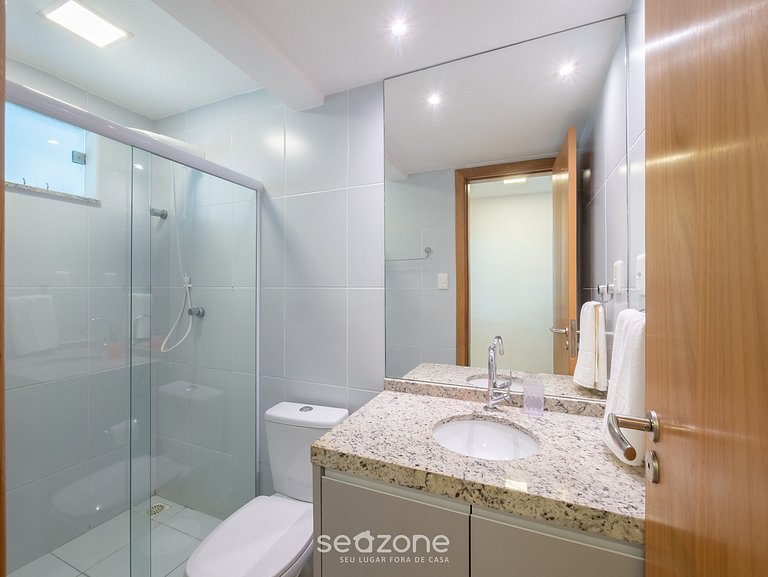 Apt, cond. Beira-mar c/ Piscina Itacimirim RSV0004