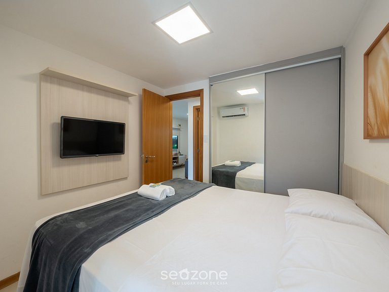 Apt, cond. Beira-mar c/ Piscina Itacimirim RSV0004