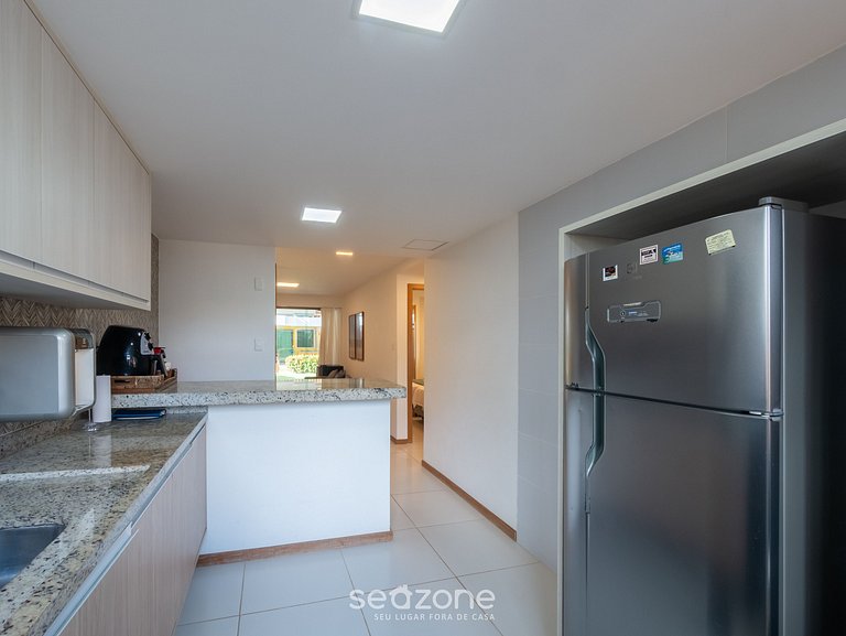 Apt, cond. Beira-mar c/ Piscina Itacimirim RSV0004