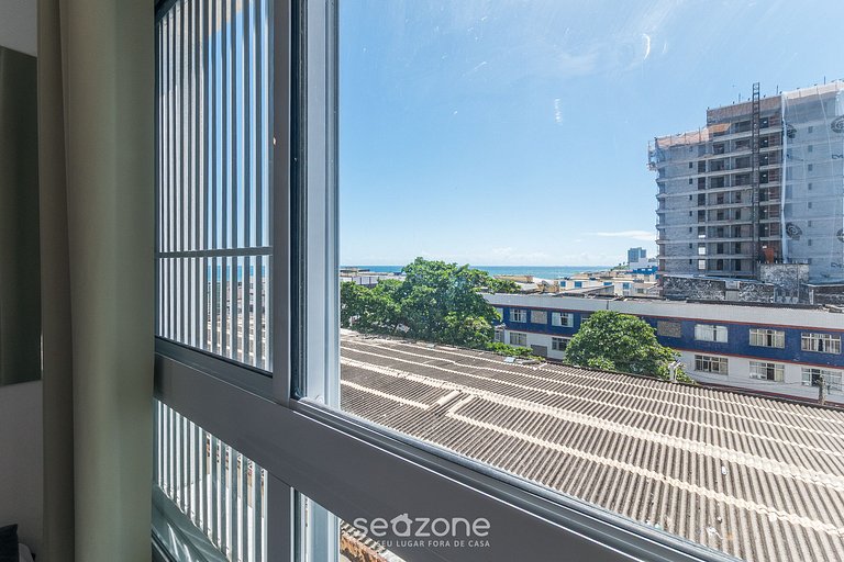 Studio c/ vista parc. al mar, 160 m playa SAA0323