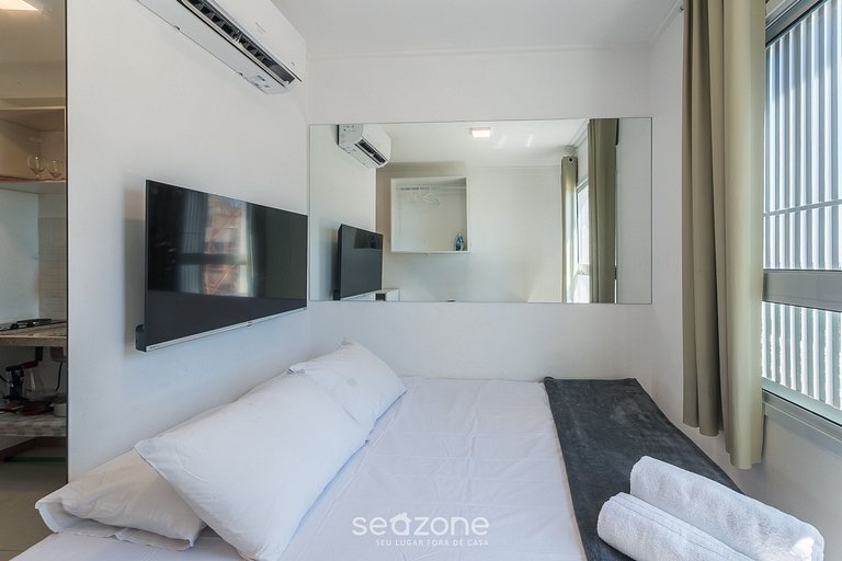 Studio c/ vista parc. al mar, 160 m playa SAA0323