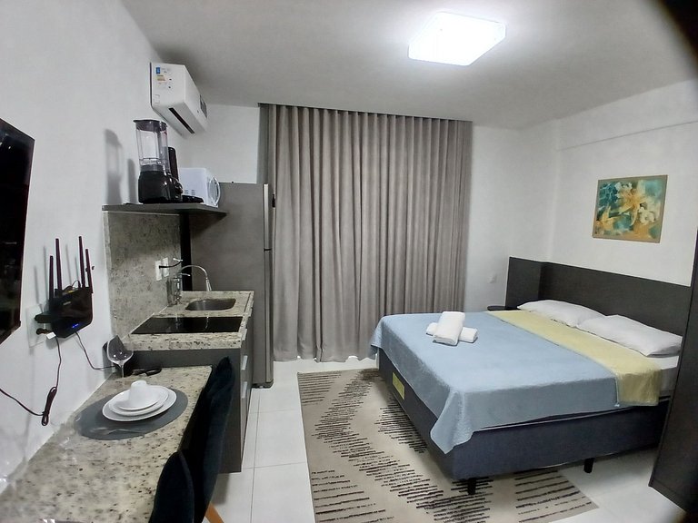 Estudio c/ vista al mar en cond c/ piscina PSP0605