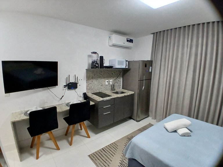 Studio c/ Vista Mar em Cond. Piscina PSP0605