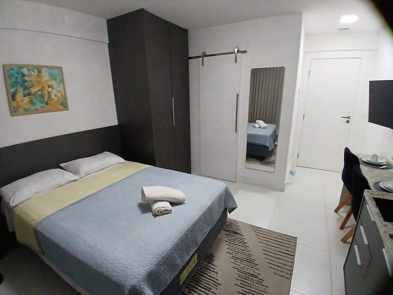 Estudio c/ vista al mar en cond c/ piscina PSP0605