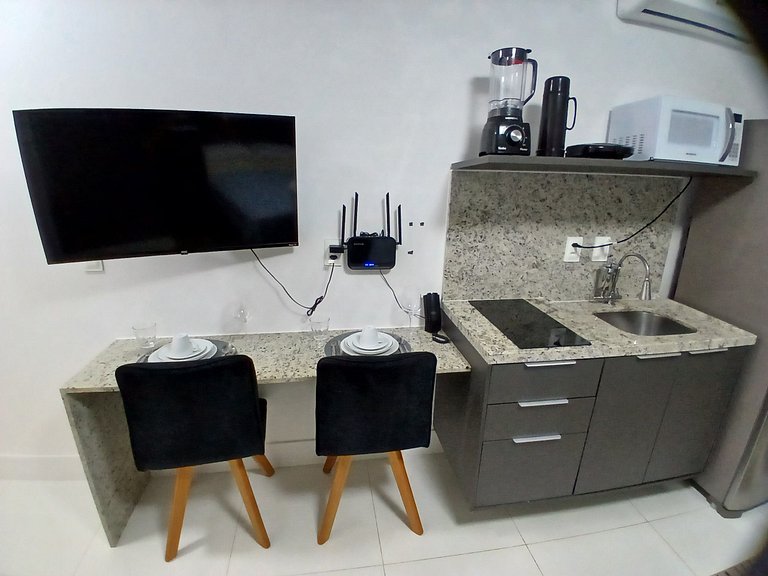 Estudio c/ vista al mar en cond c/ piscina PSP0605