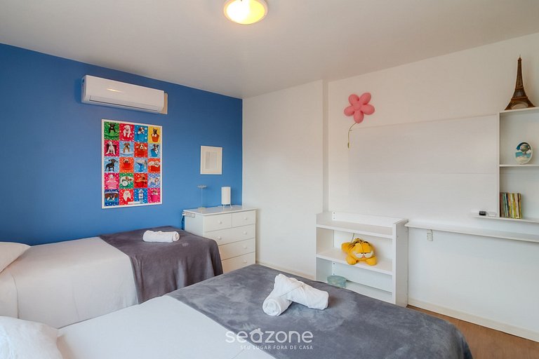 Dpto 3 hab a metros del mar c/ cochera NRA0490