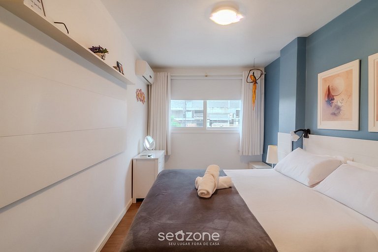 Dpto 3 hab a metros del mar c/ cochera NRA0490