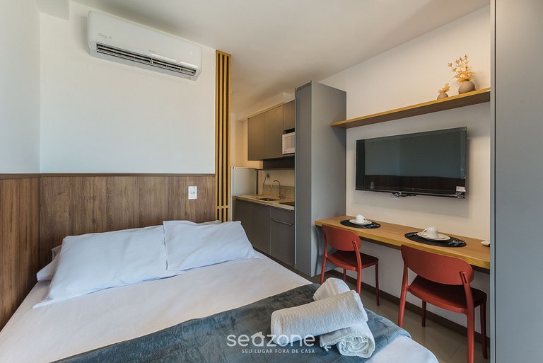 Studio c/ Vista Mar em edf. c/ Piscina JDN0506