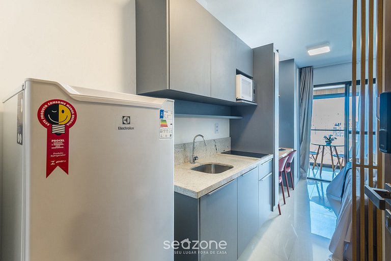 Studio c/ Vista Mar em edf. c/ Piscina JDN0506