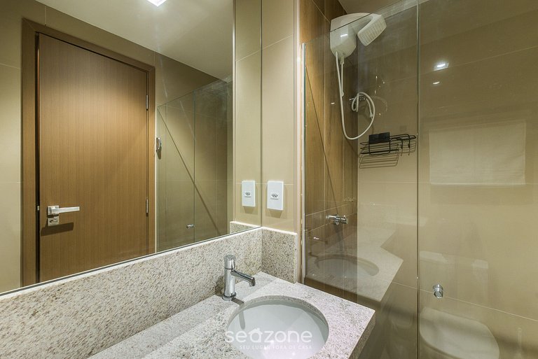 Conforto c/ Vista Mar em edf. c/ Piscina JDN0506