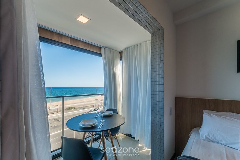 Conforto Vista Mar em Cond. c/ Piscina JDN0205