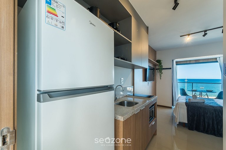 Estudio vista al mar en condo/ con piscina JDN0205