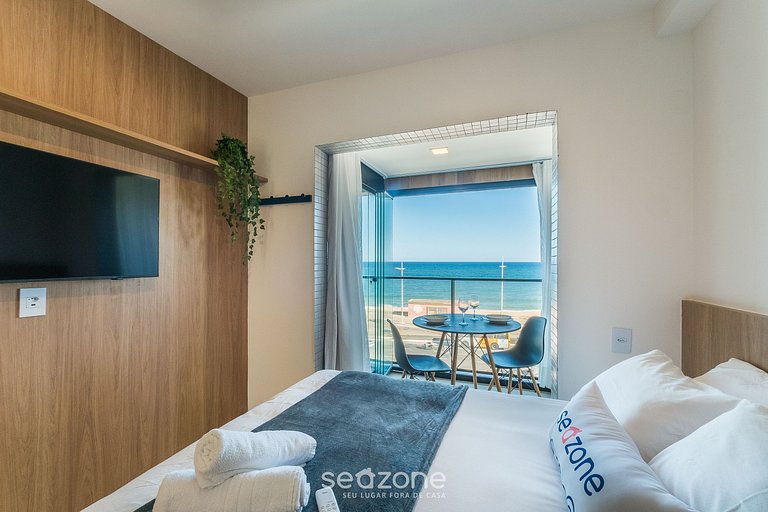 Estudio vista al mar en condo/ con piscina JDN0205