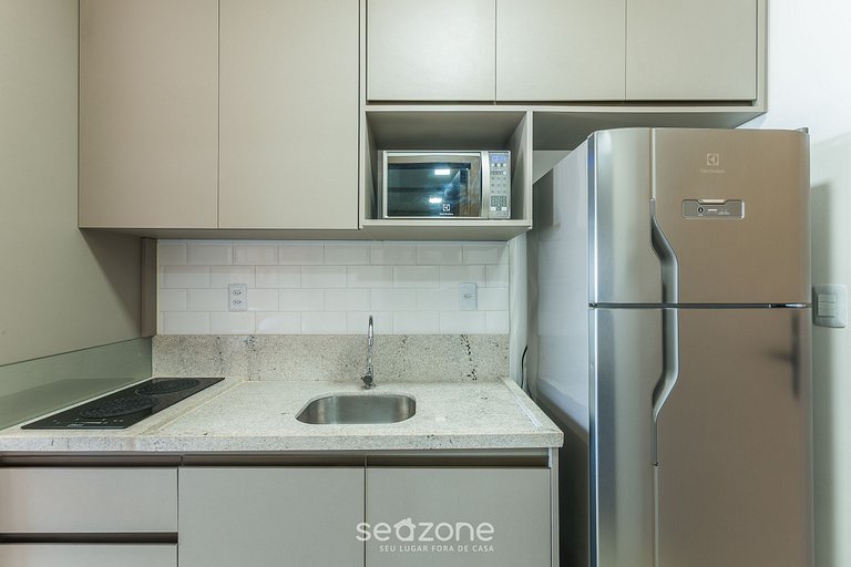 Studio c/ Vista Frente Mar em edf. c Pisc. JDN0502