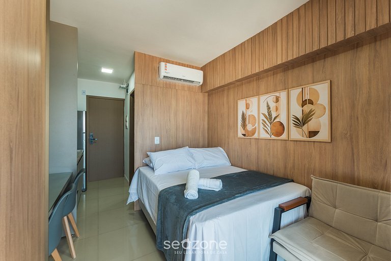 Studio c/ Vista Frente Mar em edf. c Pisc. JDN0502