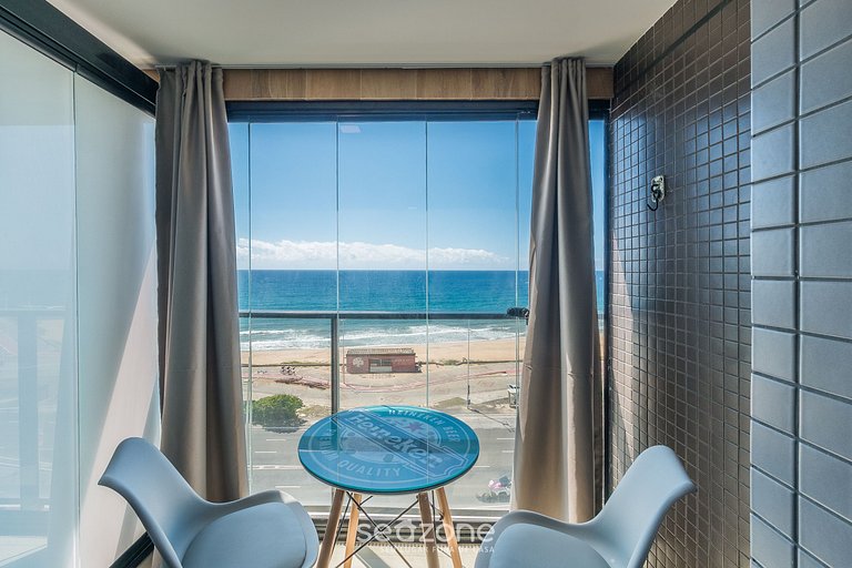 Studio c/ vista al mar en edif. c/ piscina JDN0502