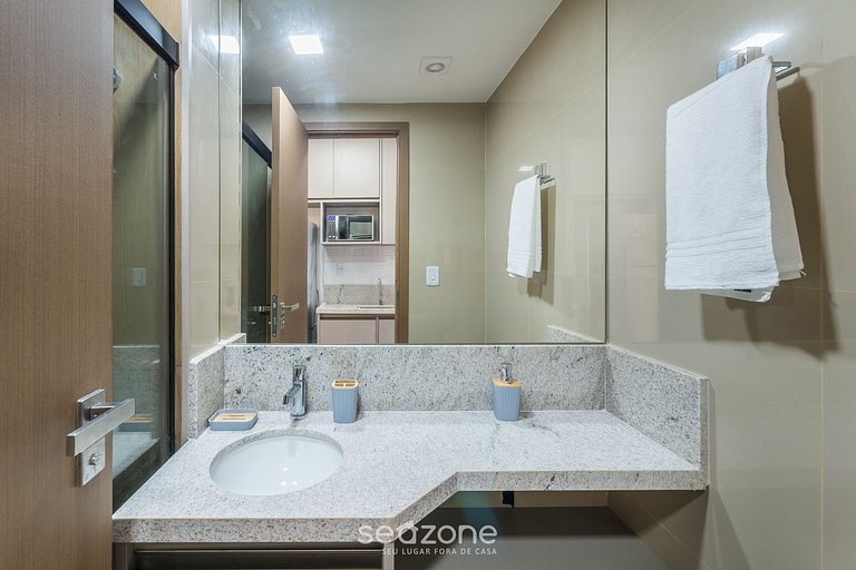 Studio c/ Vista Frente Mar em edf. c Pisc. JDN0502