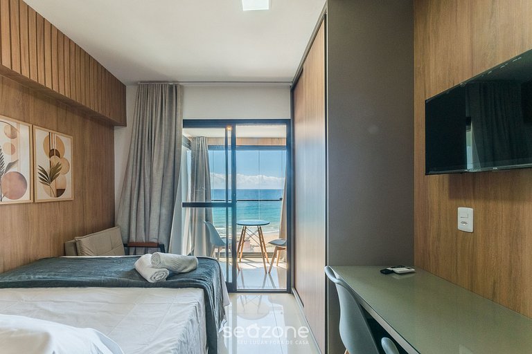 Studio c/ Vista Frente Mar em edf. c Pisc. JDN0502