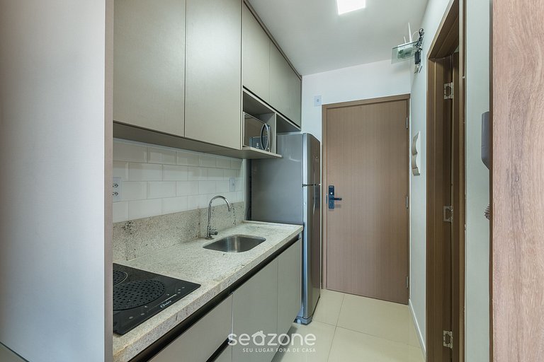 Studio c/ Vista Frente Mar em edf. c Pisc. JDN0502