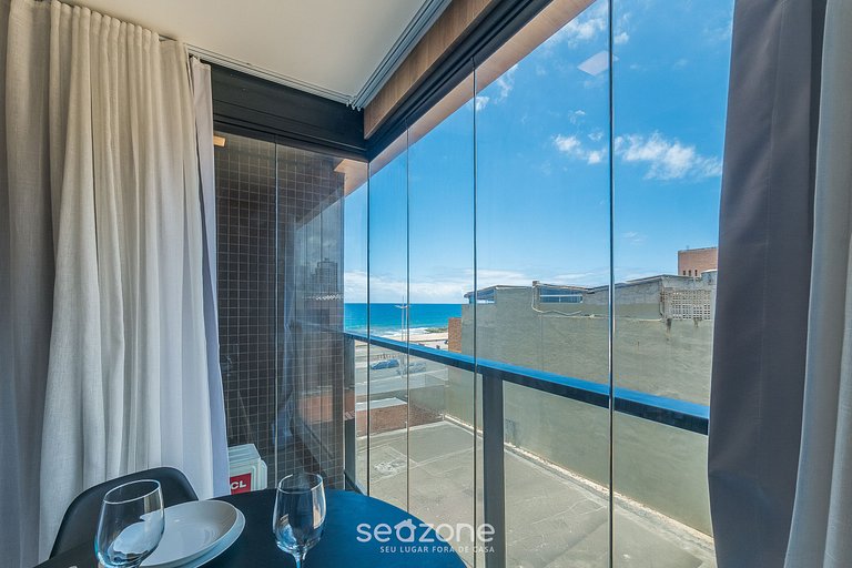 Studio vista lateral al mar en edf c pisc. JDN0208